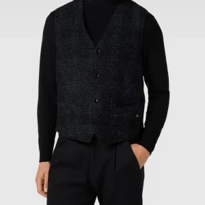 Beste Bewertungen von ? CG – Club Of Gents Weste Mit Label-Detail Modell ‘Mosley’ – Marineblau ? 13