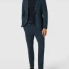 Aktion ? MCNEAL Slim Fit 2-Knopf-Sakko Mit Hahnentrittmuster – Blau ⭐ 17