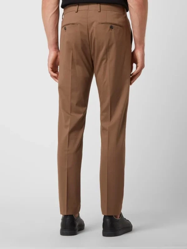 Bestpreis ✔️ Selected Homme Slim Fit Anzughose Mit Stretch-Anteil Modell ‘Mylologan’ – Camel ? 6