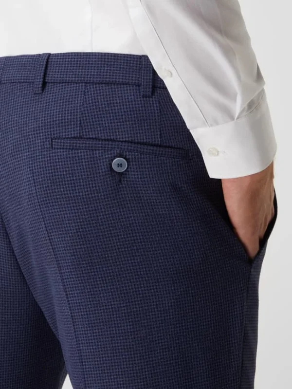 Rabatt ⭐ DIGEL Slim Fit Anzughose Mit Viskose-Anteil Modell ‘Kai’ – Blau ? 4