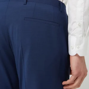 Bestes Angebot ? Roy Robson Anzughose Mit Schurwoll-Anteil Modell ‘Slacks’ – Blau ❤️ 11