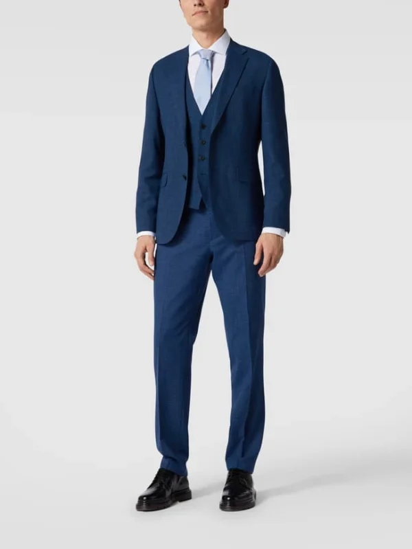 Billig ✔️ BOSS Regular Fit Weste Mit Paspeltaschen – Blau ? 1