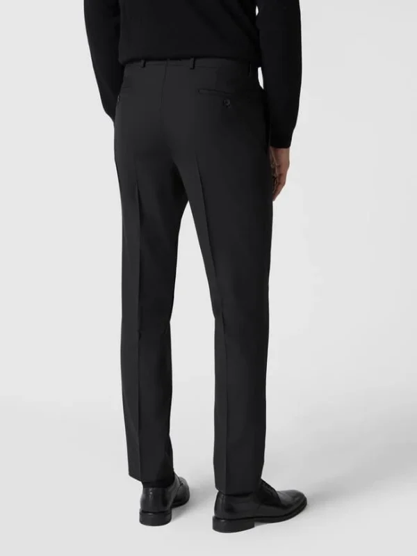 Billig ? Daniel Hechter Modern Fit Anzug-Hose Mit Stretch-Anteil – Schwarz ? 6