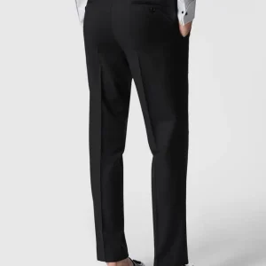 Besorgen ? Carl Gross Modern Fit Anzughose Aus Schurwolle – Schwarz ? 15