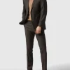 Bestpreis ✨ Carl Gross Modern Fit Anzughose Aus Schurwolle – Mittelbraun ? 19