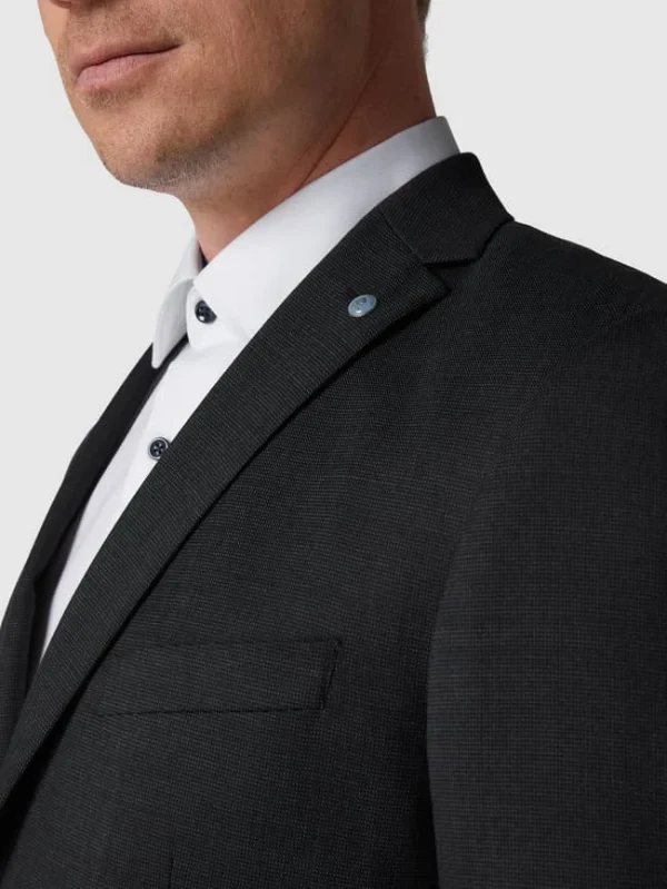 Top 10 ❤️ Pierre Cardin Regular Fit 2-Knopf-Sakko Mit Feinem Webmuster – Anthrazit ? 4