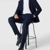 Coupon ? BOSS Regular Fit Anzughose Mit Eingrifftaschen Modell ‘Leon’ – Marineblau ? 19