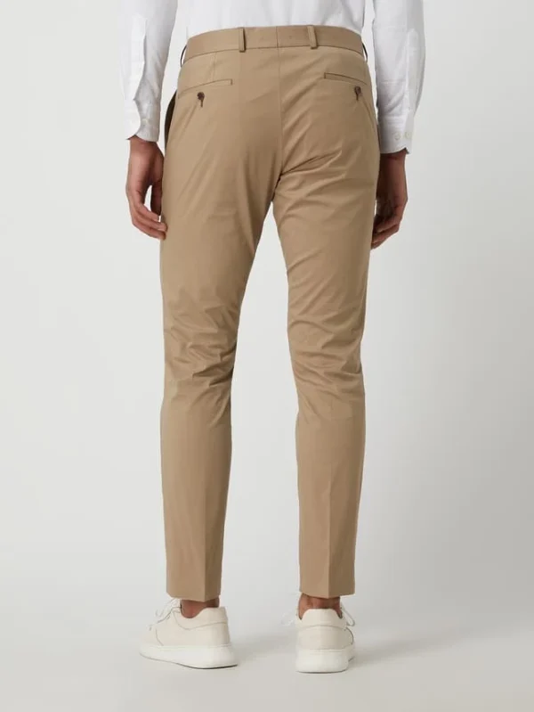 Neu ✔️ Carl Gross Modern Fit Anzughose Mit Stretch-Anteil Modell ‘Tomte’ – Beige ? 6