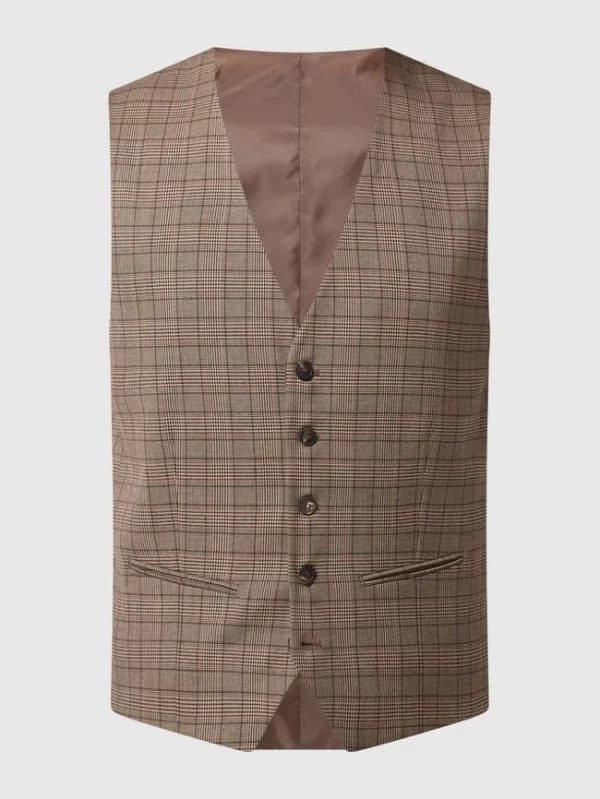 Top 10 ? Selected Homme Slim Fit Weste Mit Stretch-Anteil Modell ‘Logan’ – Mittelbraun ✔️ 3