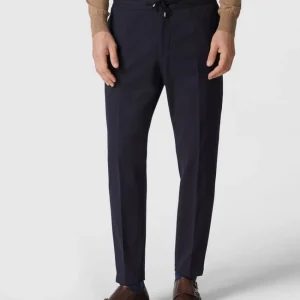 Auslauf ? Strellson Slim Fit Anzughose Aus Jersey Modell ‘Saturn’ – Marineblau ? 13