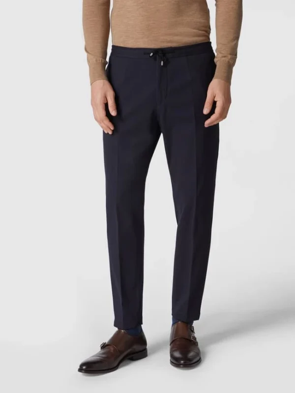 Auslauf ? Strellson Slim Fit Anzughose Aus Jersey Modell ‘Saturn’ – Marineblau ? 5
