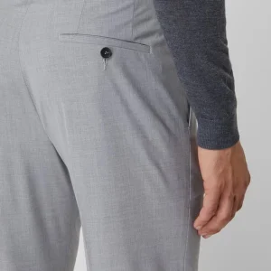Bestpreis ? S.Oliver BLACK LABEL Slim Fit Anzughose Mit Stretch-Anteil Modell ‘s.Opure’ – Hellgrau ? 11