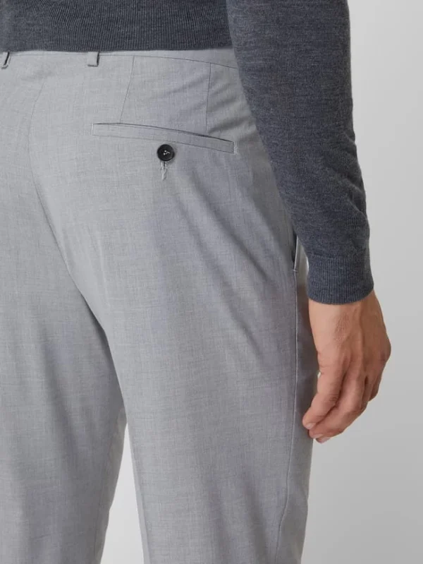 Bestpreis ? S.Oliver BLACK LABEL Slim Fit Anzughose Mit Stretch-Anteil Modell ‘s.Opure’ – Hellgrau ? 4