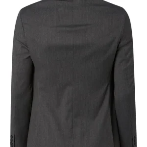 Bester Verkauf ? Montego Super Slim Fit 2-Knopf-Sakko Mit Stretch-Anteil – Anthrazit ? 12