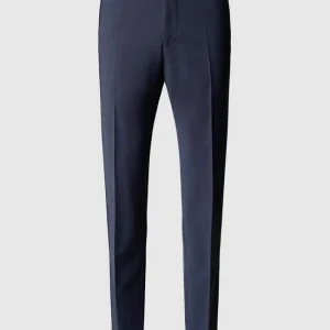 Schlussverkauf ? Strellson Slim Fit Anzughose Mit Bügelfalten ‘Flex Cross’ – Marineblau ? 9