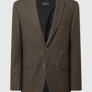 Bester Verkauf ? DIGEL Modern Fit 2-Knopf-Sakko Mit Pattentaschen Modell ‘Ezzo’ – Mittelbraun ? 11