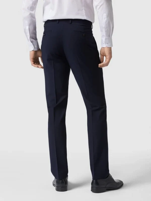 Budget ? MCNEAL Business-Hose Mit Webstruktur – Marineblau ? 6