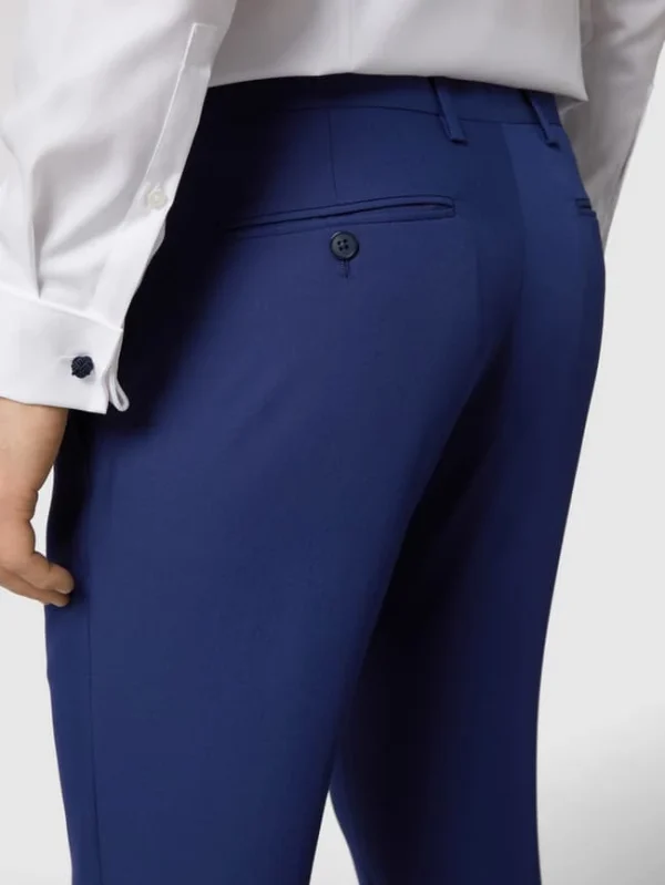 Großhandel ? Montego Anzug-Hose Mit Stretch-Anteil – Royalblau ? 4