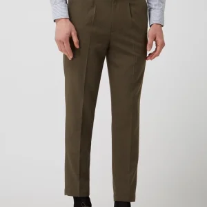 Brandneu ? MOS MOSH Bundfaltenhose Mit Stretch-Anteil Modell ‘Andrew Julian’ – Grün ? 13