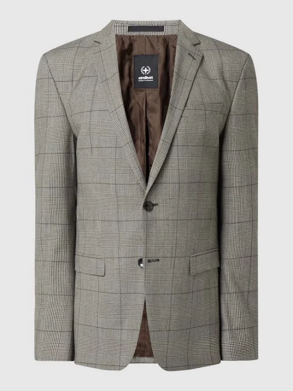 Bester Verkauf ⌛ Strellson Extra Slim Fit 2-Knopf-Sakko Aus Schurwollmischung Modell ‘Cazar’ – Offwhite ? 3