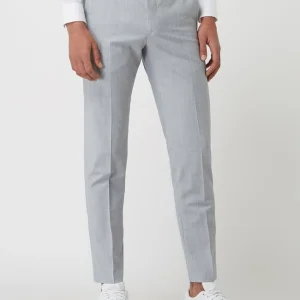 Blitzangebot ? Pierre Cardin Anzughose Mit Schurwoll-Anteil Modell ‘Rick’ – Bleu ? 13