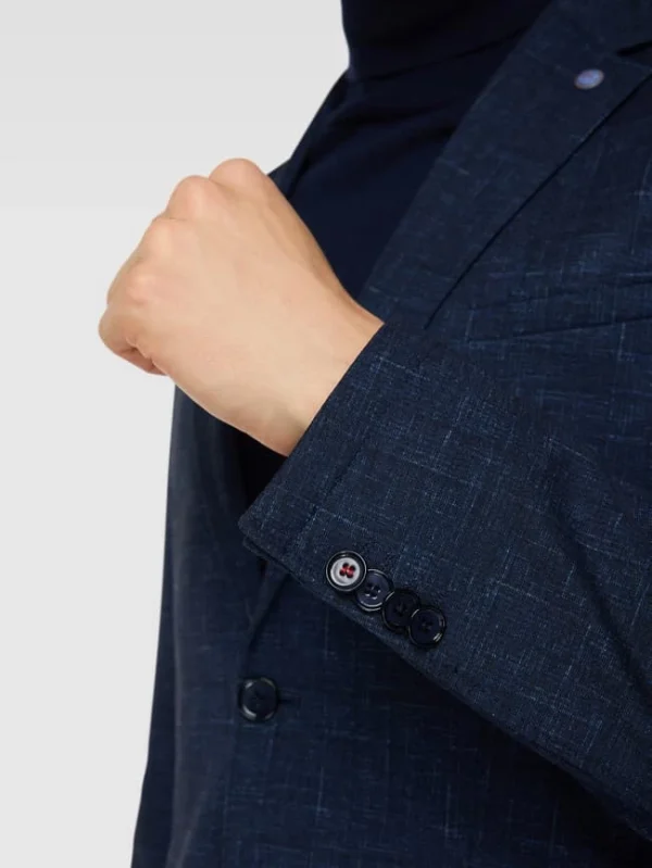 Bestpreis ? CG – Club Of Gents 2-Knopf-Sakko Mit Reverskragen Modell ‘Carlin’ – Dunkelblau ? 4