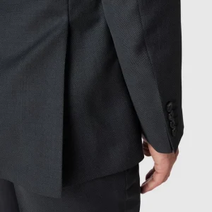 Blitzangebot ? Pierre Cardin 2-Knopf-Sakko Aus Schurwolle Mit Webmuster – Anthrazit ✔️ 11