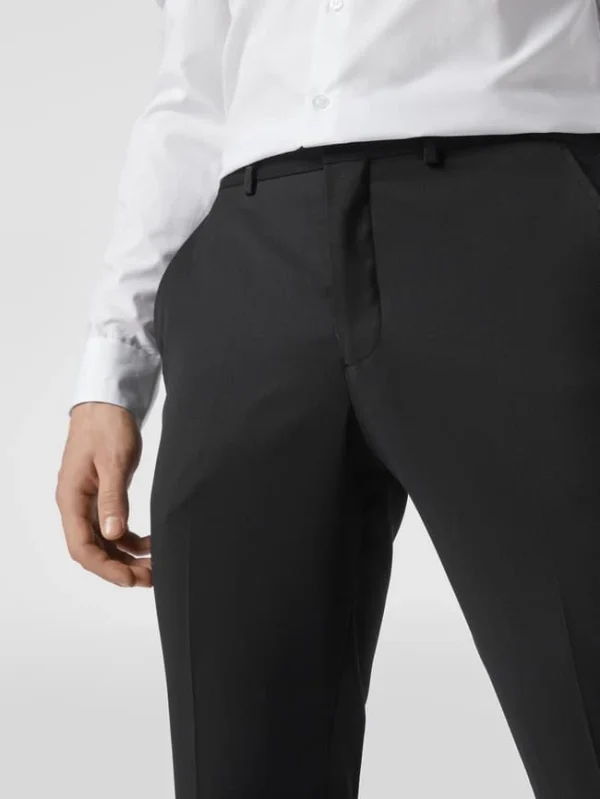 Bestpreis ? Selected Homme Slim Fit Anzughose Mit Stretch-Anteil – Schwarz ✔️ 4