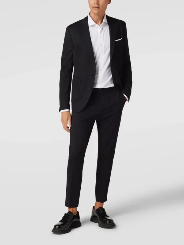 Bester Verkauf ? Cinque Slim Fit 2-Knopf-Sakko Mit Kissing Buttons Modell ‘CiDati’ – Schwarz ✔️ 1