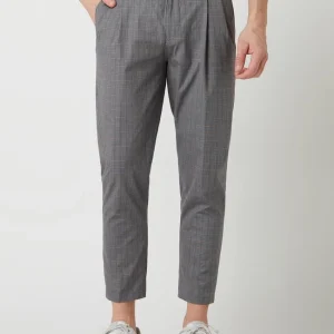 Am billigsten ? Drykorn Bundfaltenhose Mit Glencheck-Muster Modell ‘Nosh’ – Mittelgrau ? 13