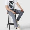 Besorgen ? CG – Club Of Gents Stoffhose Mit Hahnentrittmuster – Blau ? 19
