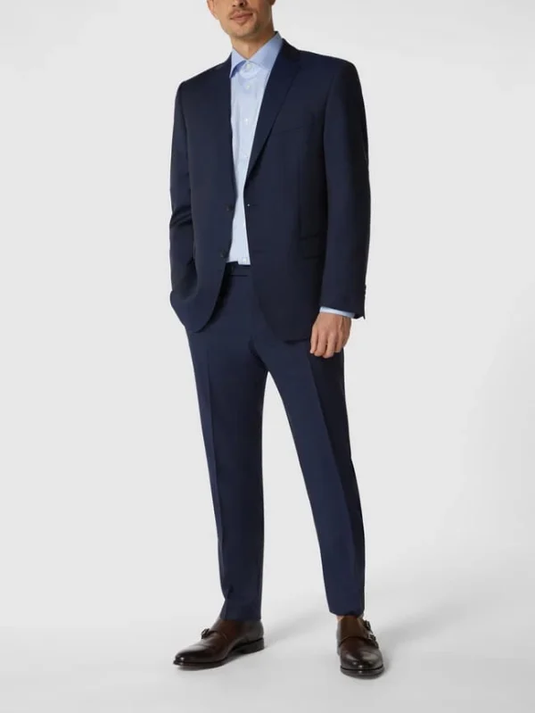 Bester Verkauf ? Carl Gross Regular Fit 2-Knopf-Sakko Aus Schurwolle – Blau ? 1