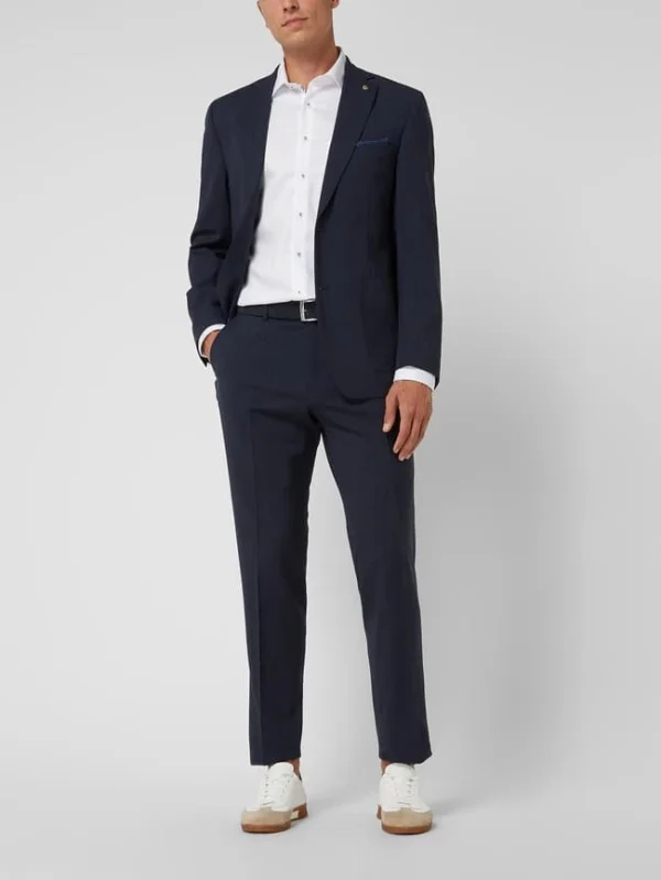 Bestpreis ? Carl Gross Anzughose Aus Schurwolle Modell ‘Sven’ – Marineblau ? 1