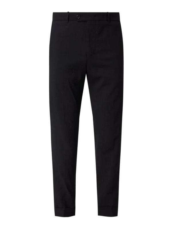 Billig ? Windsor Shaped Fit Anzughose Mit Stretch-Anteil Modell ‘Sino’ – Marineblau ? 3