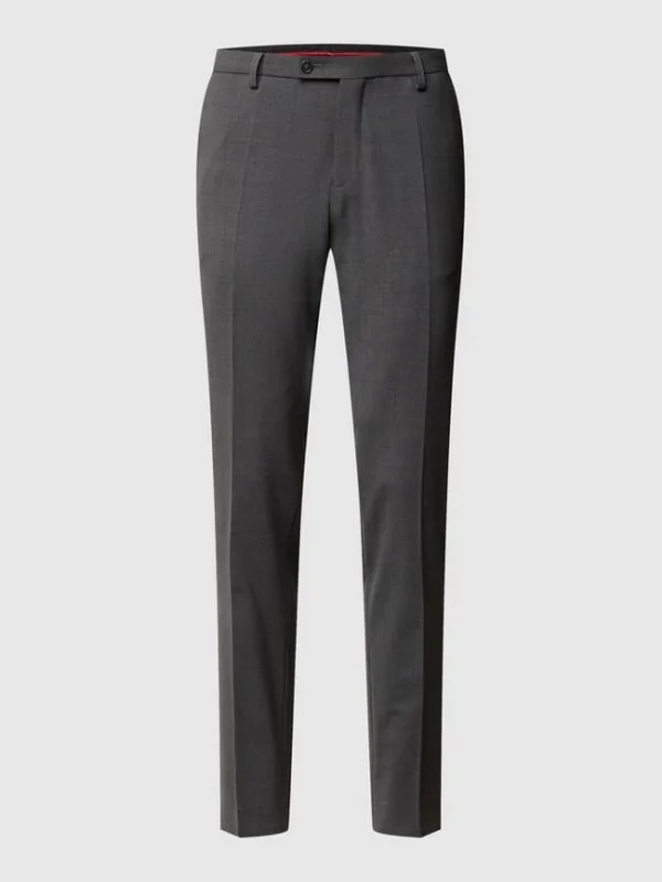 Rabatt ? CG – Club Of Gents Slim Fit Anzughose Aus Jersey Modell ‘Cedric’ – Dunkelgrau ? 3