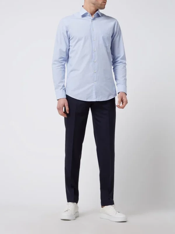 Blitzangebot ? Hiltl Regular Fit Anzughose Aus Schurwolle Modell ‘Piacenza’ – Dunkelblau ❤️ 1