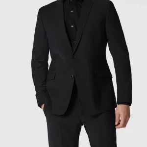 Großhandel ? Strellson Slim Fit 2-Knopf-Sakko Mit Fallendem Revers ‘Flex Cross’ – Schwarz ? 13