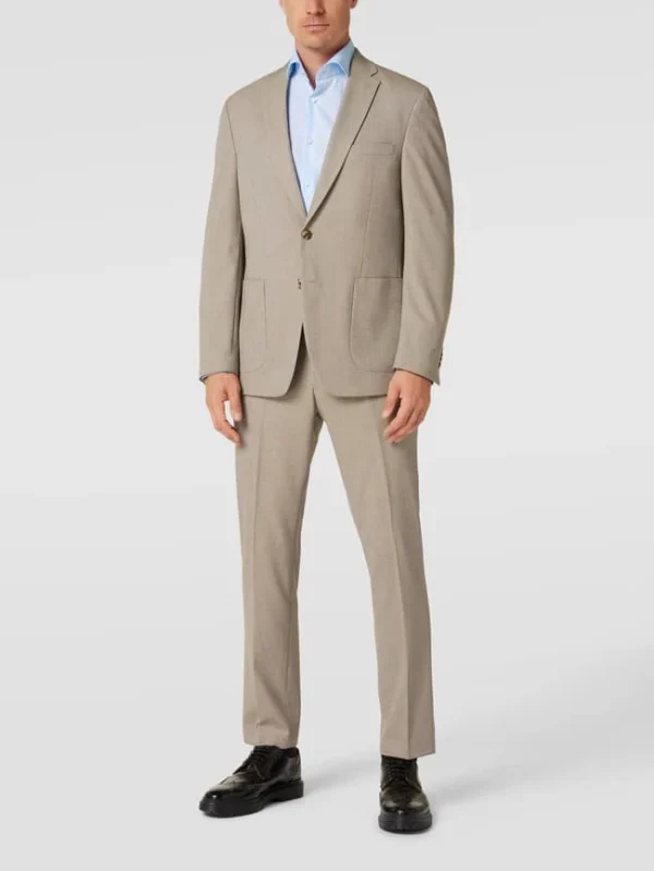Neu ? Christian Berg Men Hose Mit Bügelfalten – Beige ? 1