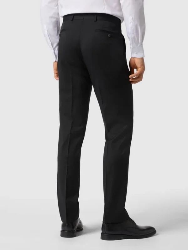 Bestpreis ✔️ Carl Gross Business-Hose Aus Schurwolle – Schwarz ? 6
