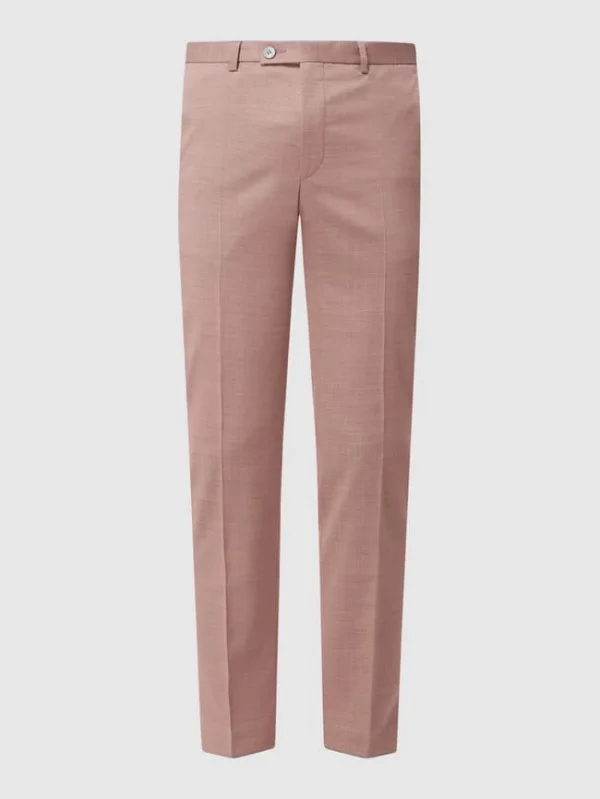Neu ? DIGEL Slim Fit Anzughose Mit Stretch-Anteil Modell ‘Franco’ – Altrosa ? 3