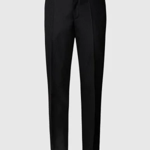 Großhandel ? HUGO Slim Fit Hose Mit Logo-Muster Modell ‘Getlin’ – Schwarz ? 9