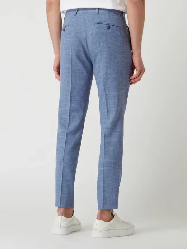Großhandel ? Selected Homme Slim Fit Anzughose Mit Stretch-Anteil Modell ‘Oasis’ – Blau ✔️ 6