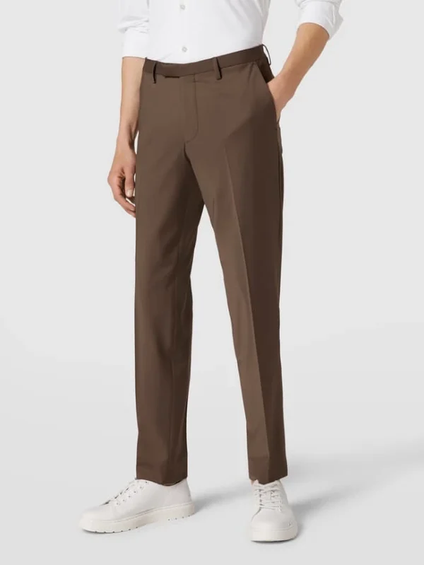 Bestpreis ✔️ Cinque Hose Mit Bügelfalten Modell ‘Monopoli’ – Hellbraun ? 5