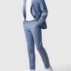 Bestes Angebot ? CG – Club Of Gents Slim Fit Anzughose Aus Schurwolle YOUR OWN PARTY By CG – CLUB Of GENTS – Hellblau Meliert ⭐ 22