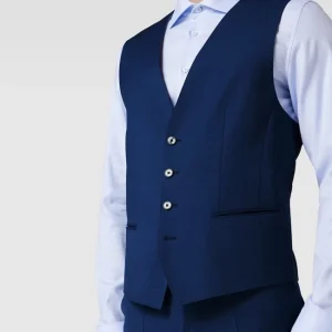 Großhandel ? BOSS Weste Mit Paspeltaschen – Royalblau ? 11