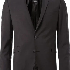 Brandneu ? Strellson Slim Fit 2-Knopf-Sakko Aus Reiner Schurwolle – Anthrazit ⭐ 16