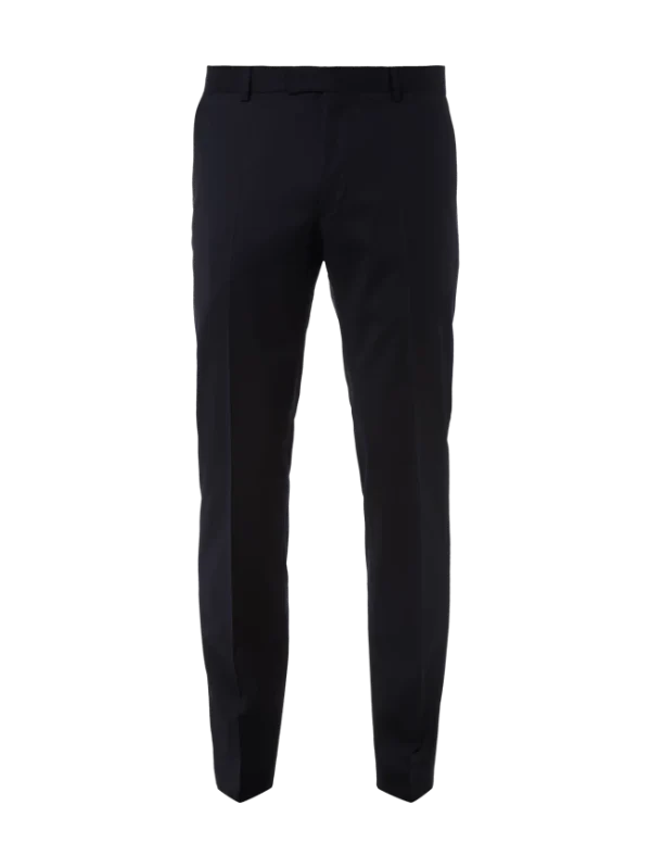 Bestes Angebot ? Windsor Anzug-Hose Aus Reiner Schurwolle – Marineblau ? 1